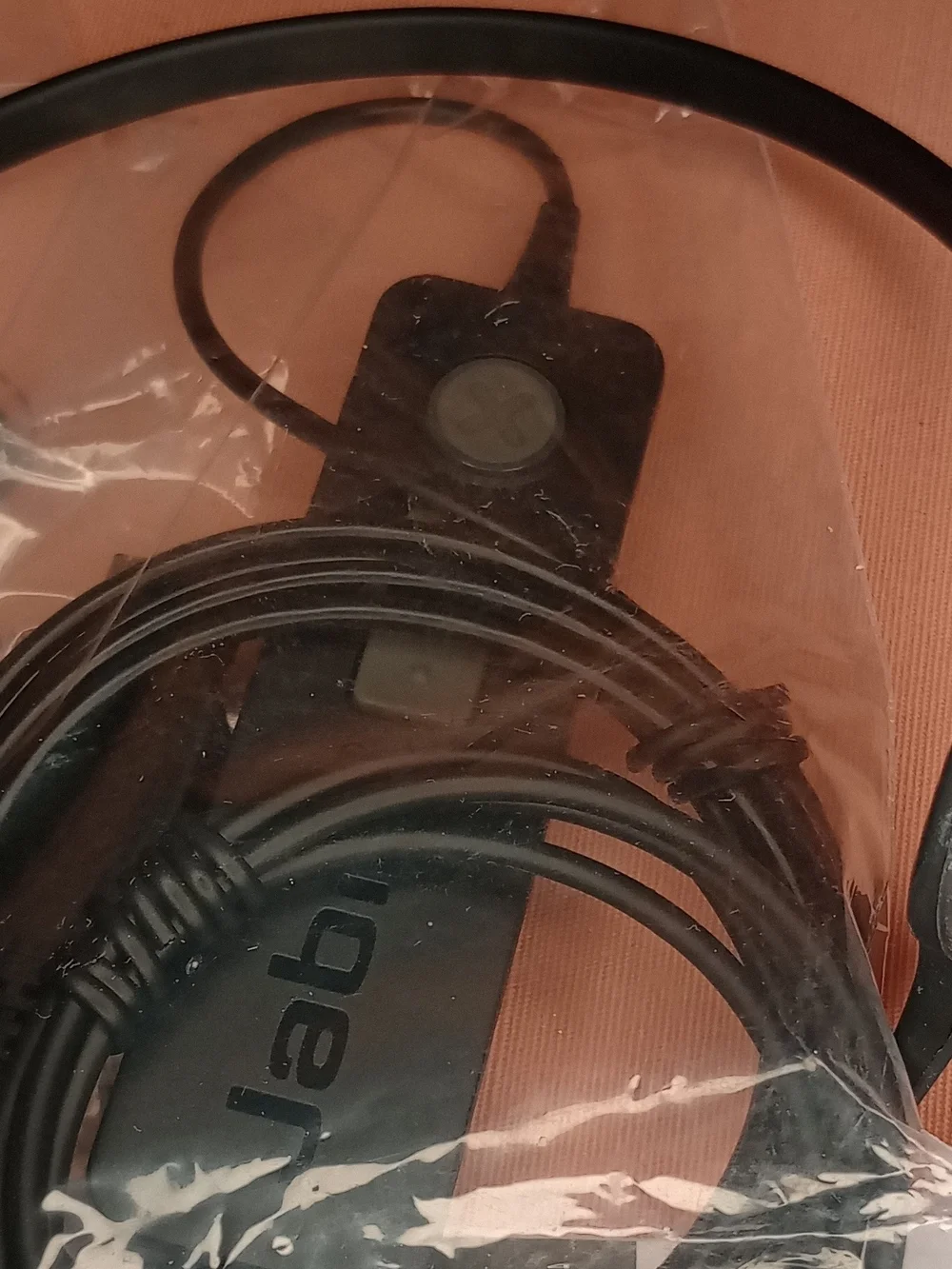 Jabra Black Wired Mono Headset with Boom Microphone